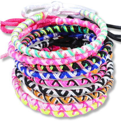 Colorful Braided Rope Bracelets