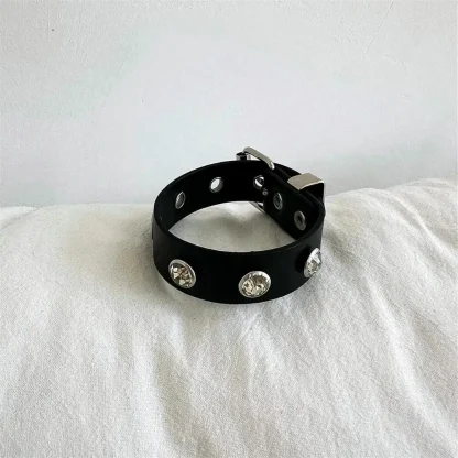 Classic Black Belt Bracelet - Image 2